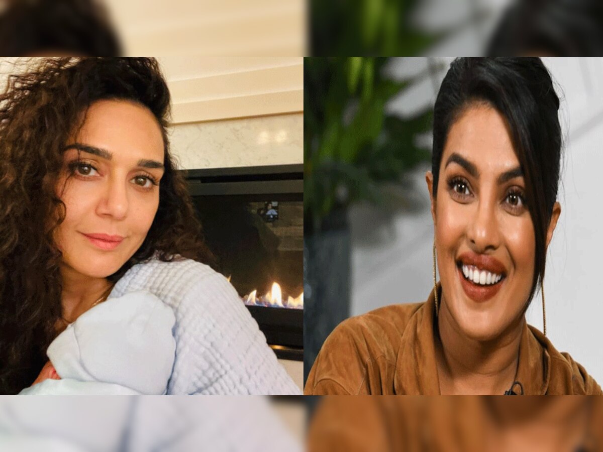 Preity Zinta ने शेयर की न्यूबॉर्न जुड़वा Babys की तस्वीरें तो यूं आया Priyanka रिएक्शन