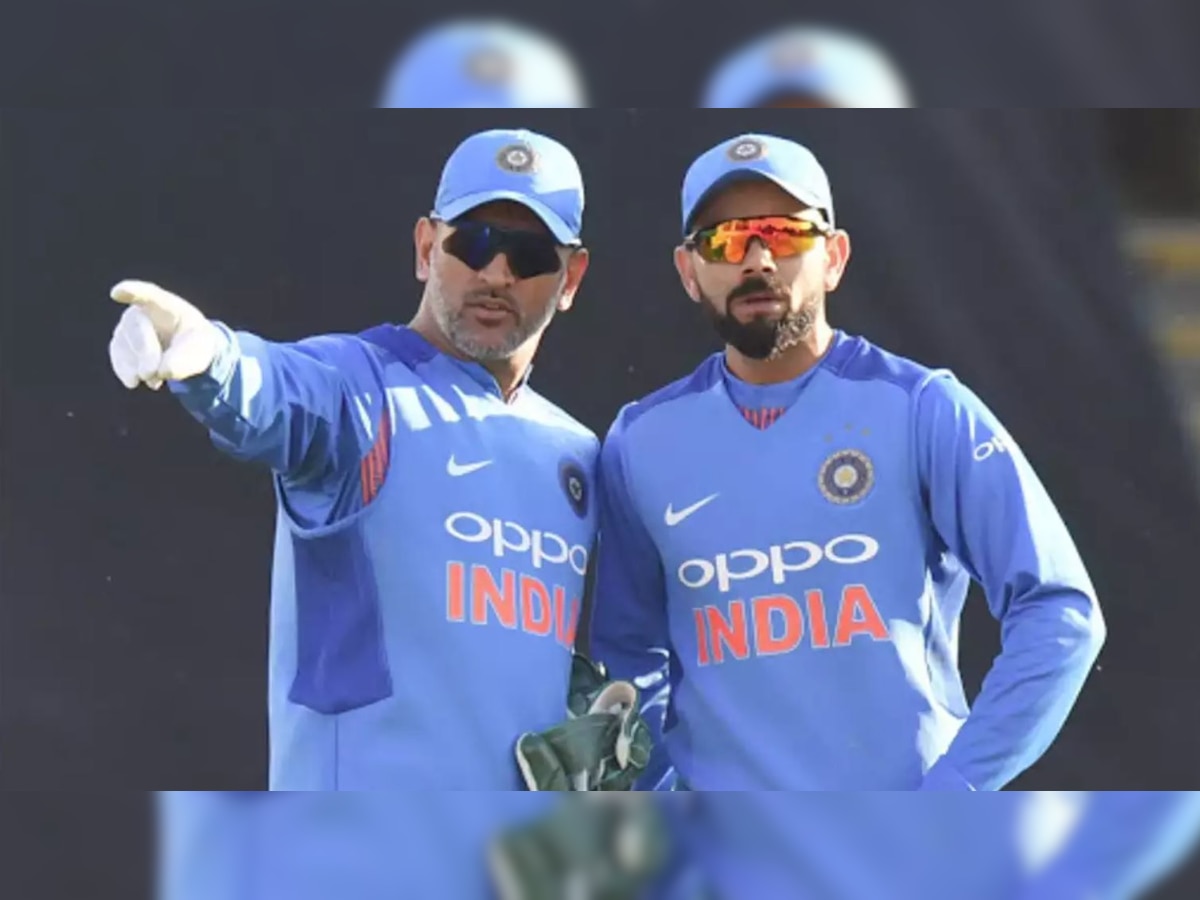 MS Dhoni and Virat Kohli