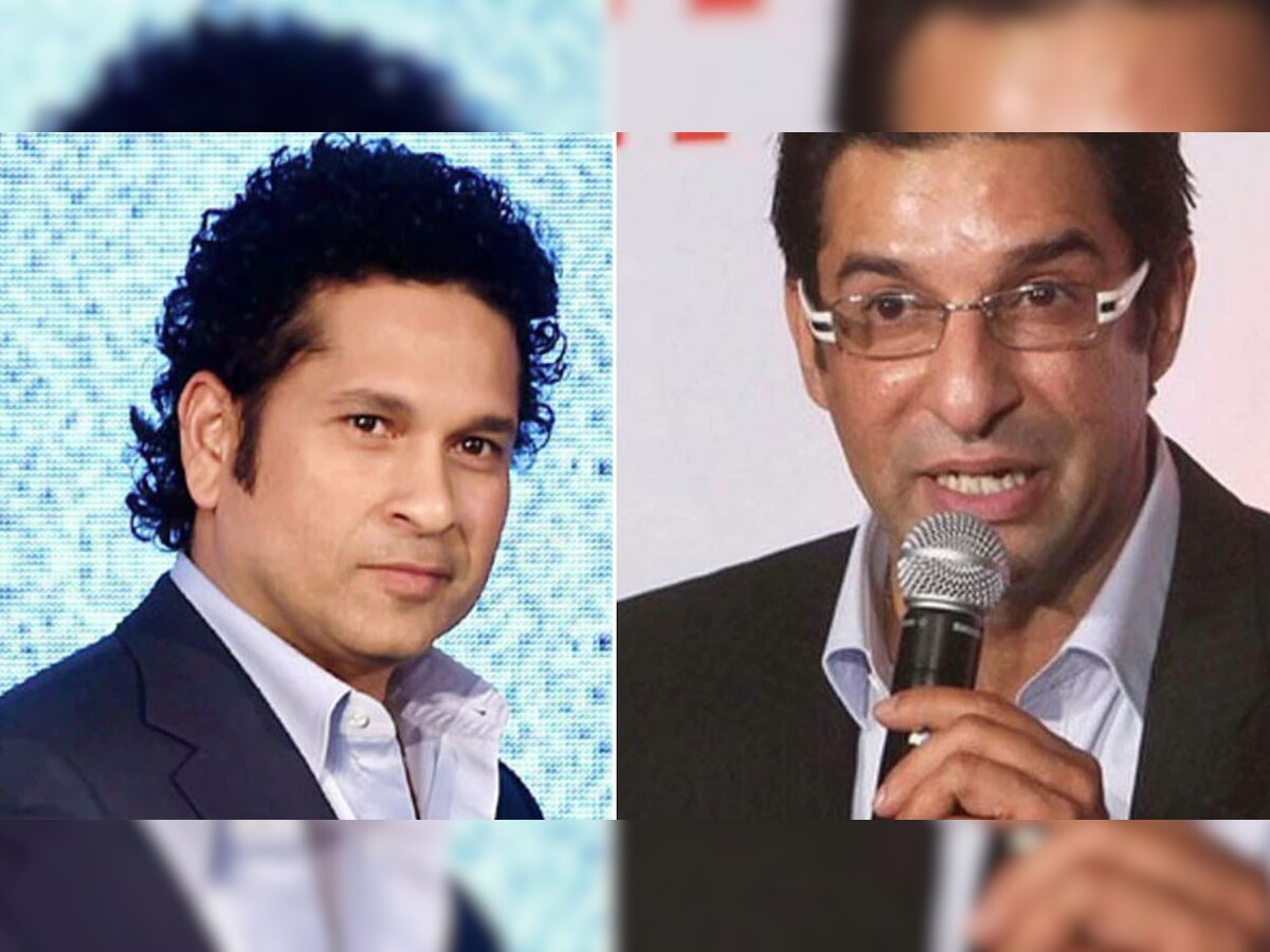 Sachin Tendulkar and Wasim Akram