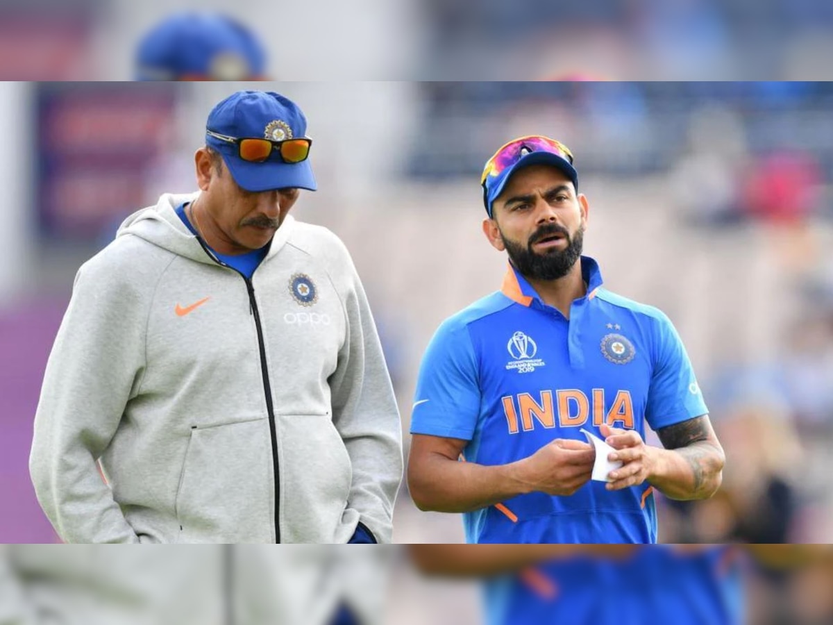 Ravi Shastri and Virat Kohli