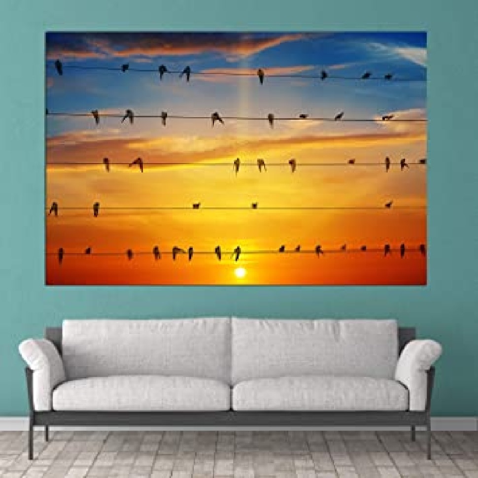 सूर्योदय की फोटो या पेंटिंग 