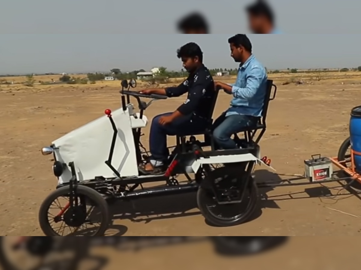 Desi Jugaad: शख्स ने जुगाड़ से बनाई 'लल्लनटॉप कार', बिजली से करेगी हवा में बात; कीमत जान उड़ जाएंगे होश