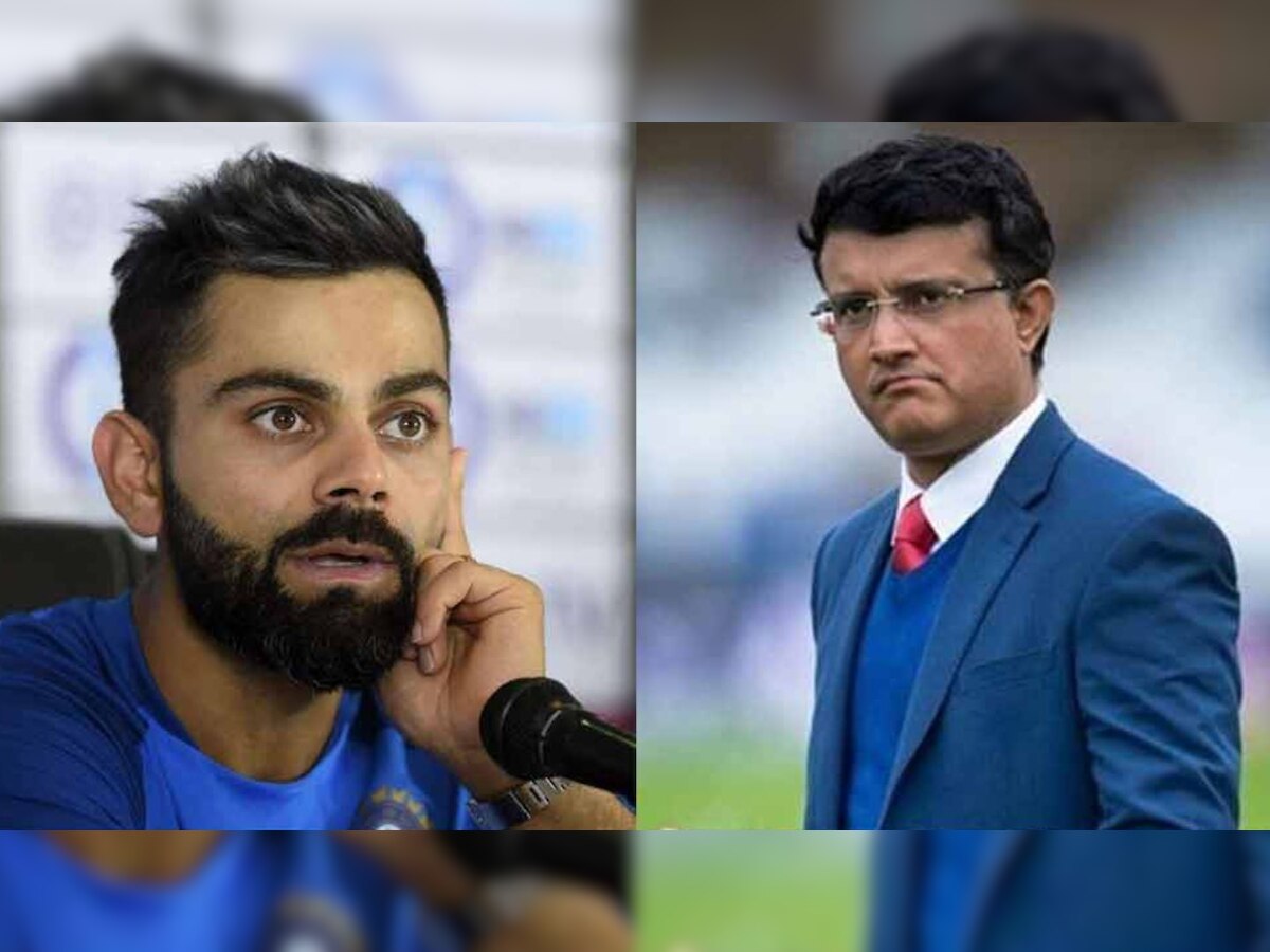 Virat Kohli and Sourav Ganguly