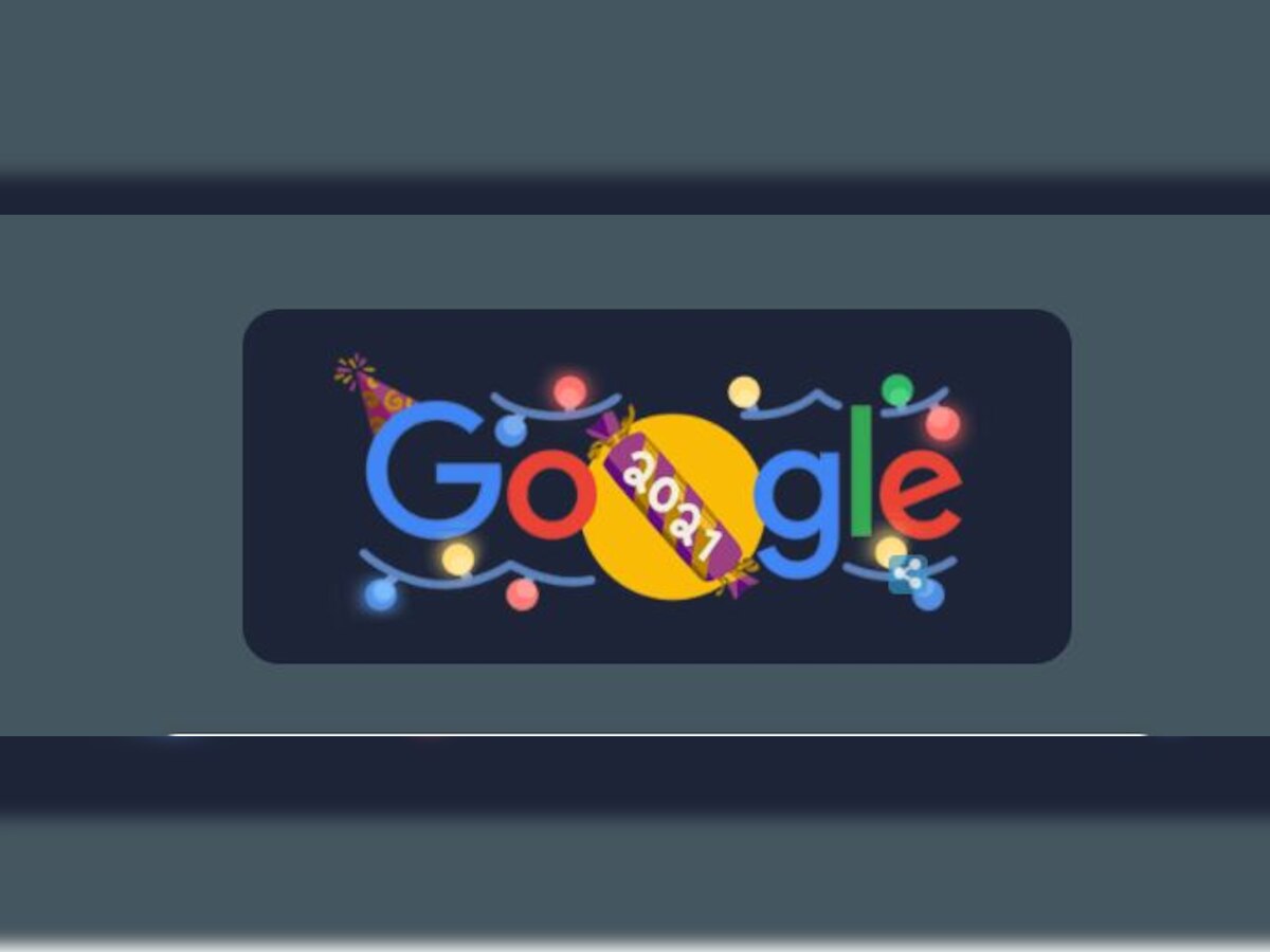 Google ने बनाया New Year के लिए Doodle, नए साल के लिए दिख रही उम्मीद