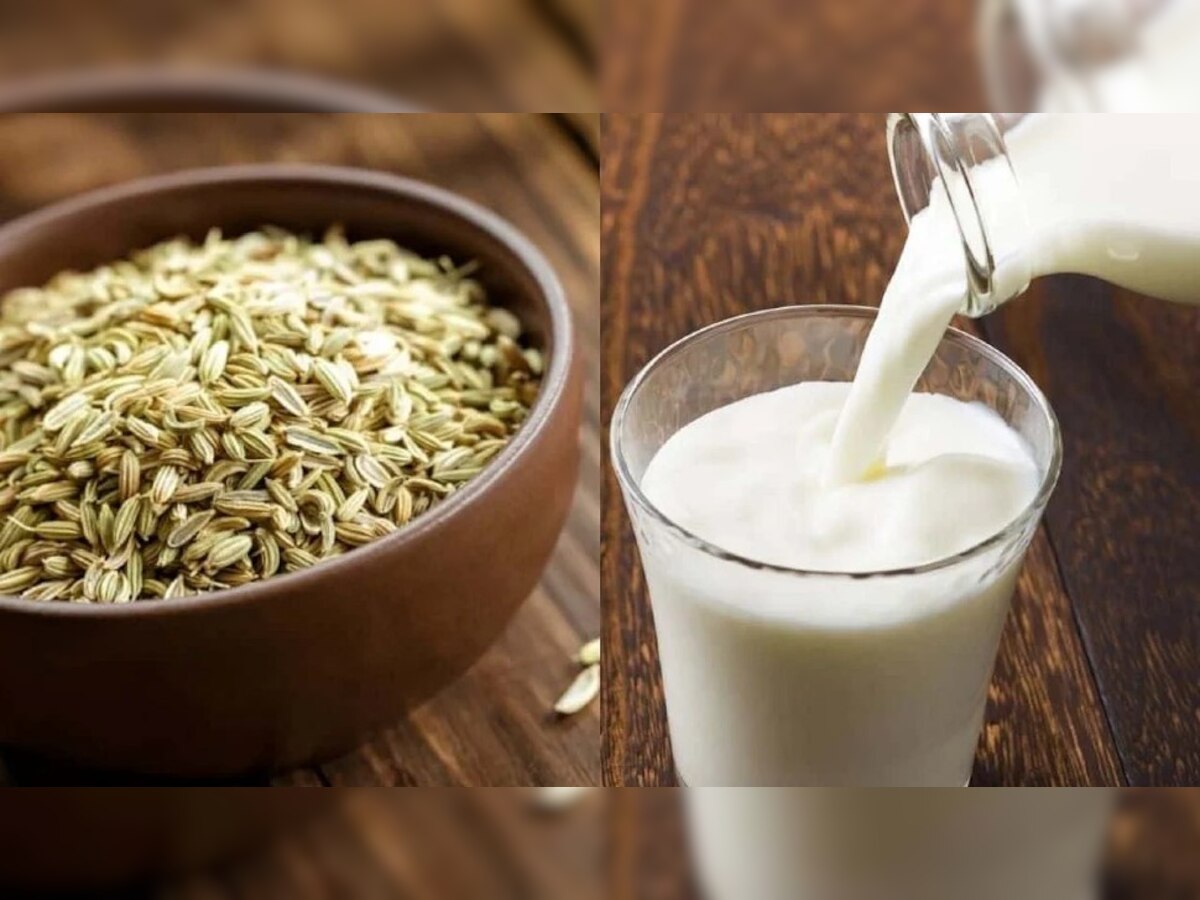 (Benefits of drinking hot milk and fennel)