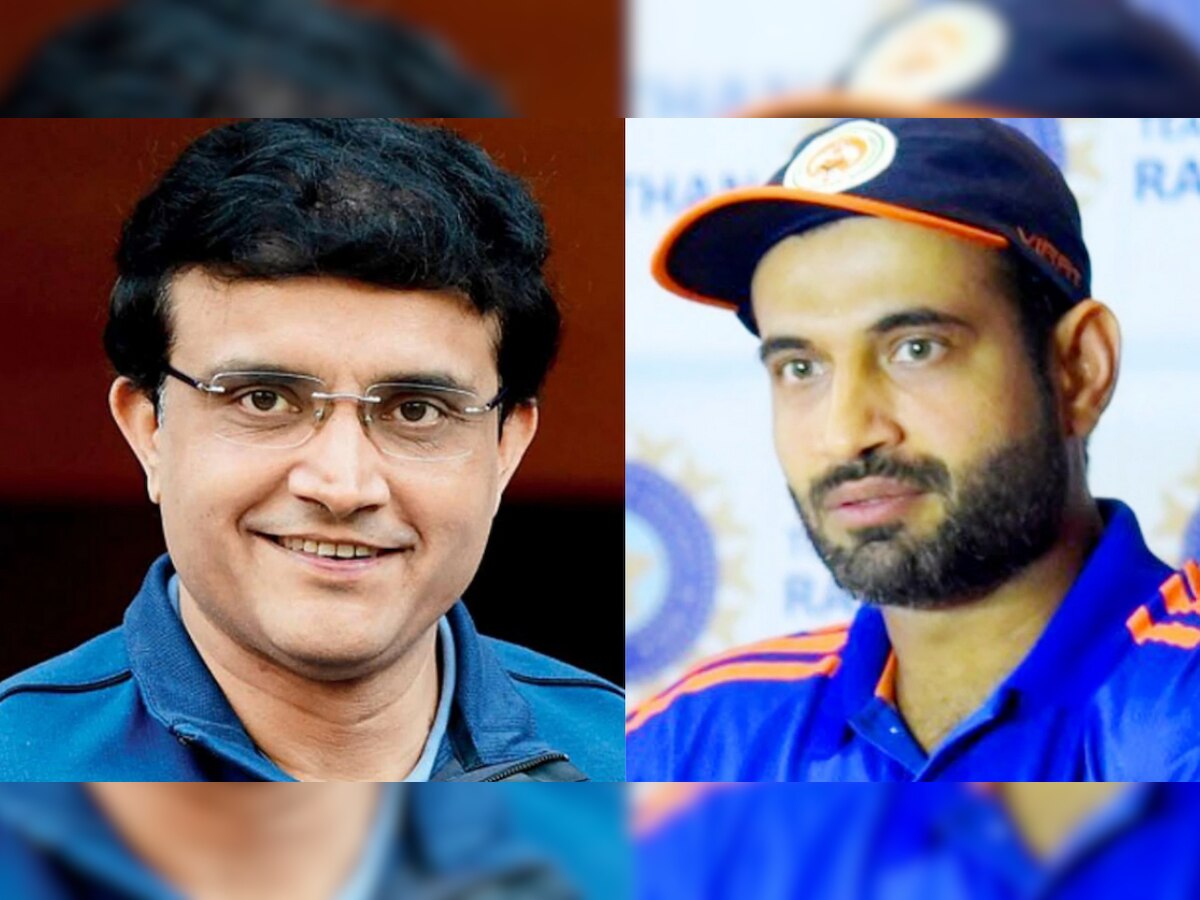 Sourav Ganguly and Irfan Pathan