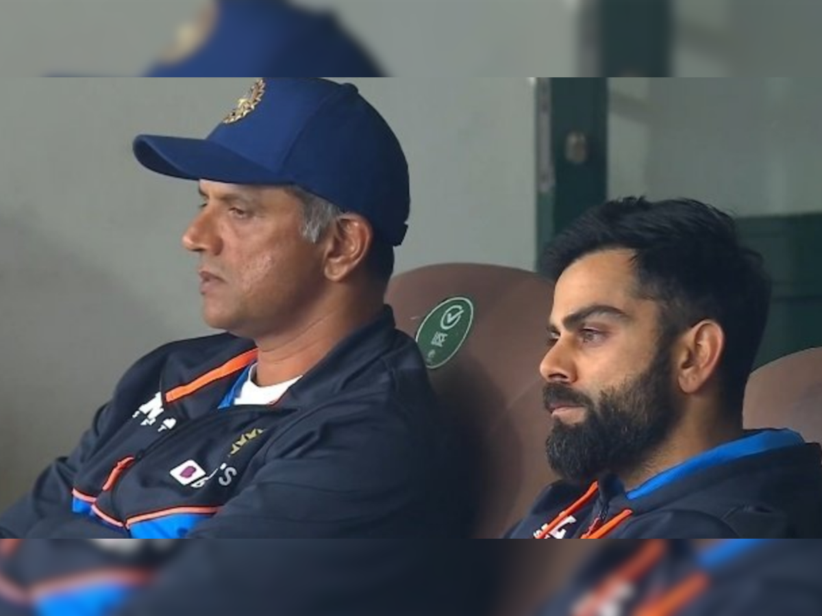 Rahul Dravid and Virat Kohli