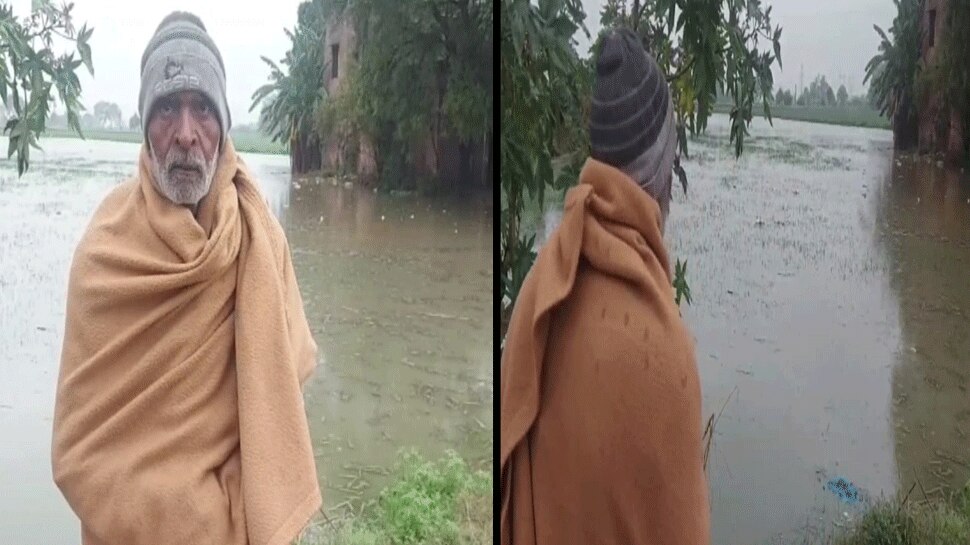 बारिश बनी किसानों के लिए आफत, देखते ही देखते हरा भरा खेत समंदर में तब्दील