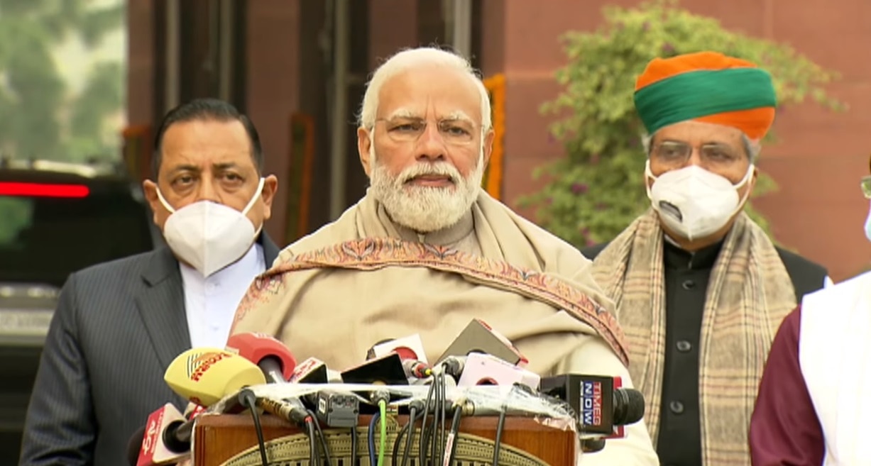 PM Narendra Modi Speaking At The Start Of Budget Session Many ...