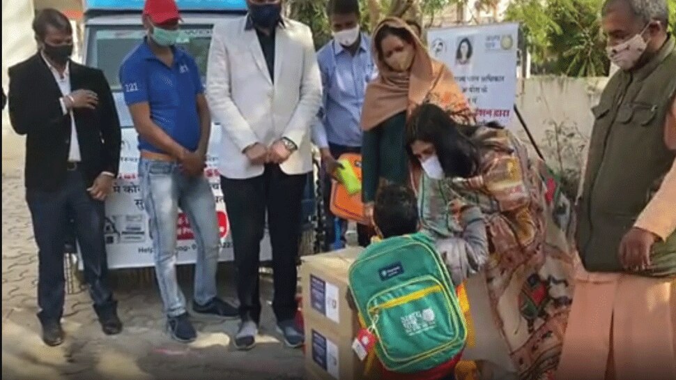 Dry ration kits, school bags were given to 7000 children who lost their ...