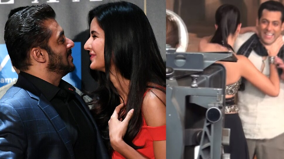 Katrina Kaif Watched Salman Khan In A Romantic Way, Actress squeezed his  neck|बड़े प्यार से सलमान की आंखों में देखा, एक्टर ने की ऐसी हरकत कि कैटरीना  ने दबा दिया गला| Hindi