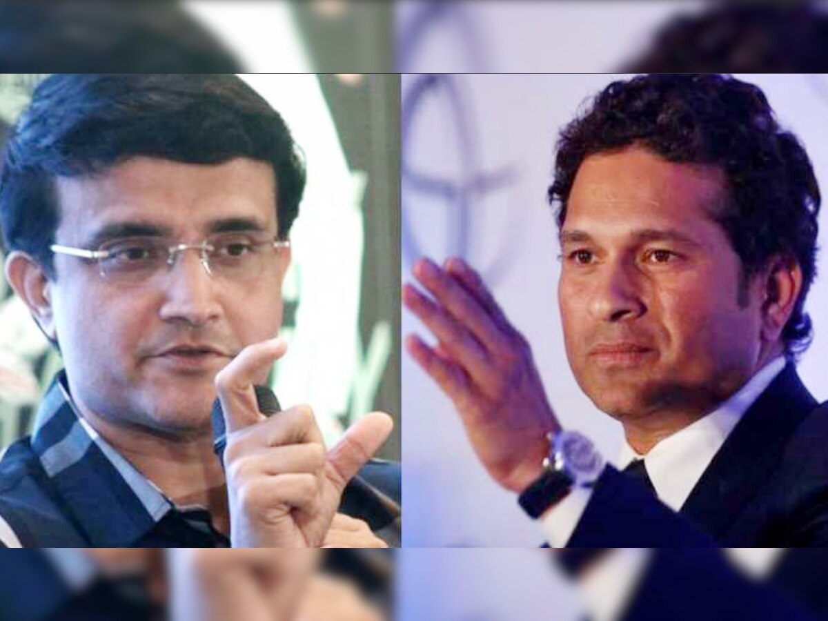 Sourav Ganguly and Sachin Tendulkar