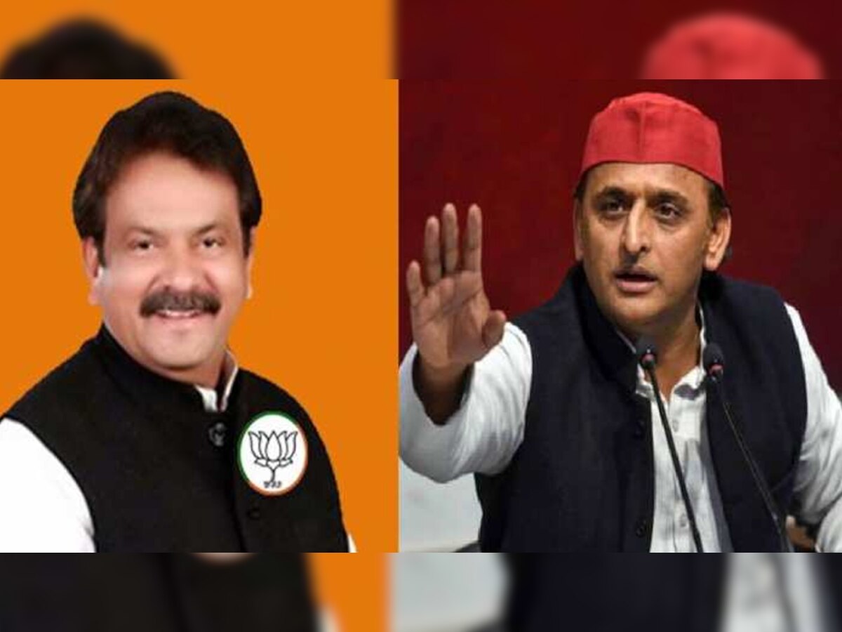 यूपी चुनावः करहल से Akhilesh Yadav के खिलाफ ताल ठोक रहे BJP प्रत्याशी SP Singh Baghel पर हमला