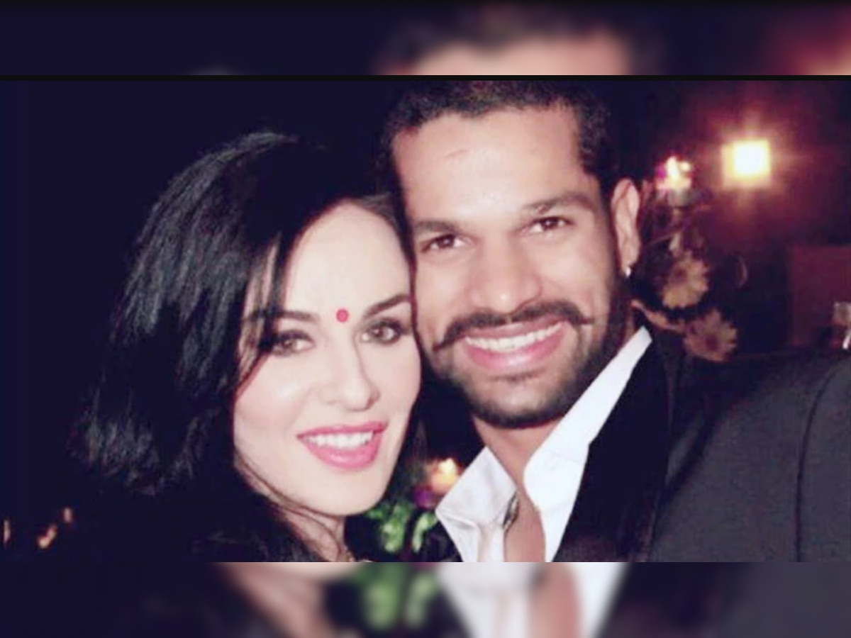 Shikhar Dhawan and Ayesha Mukherjee