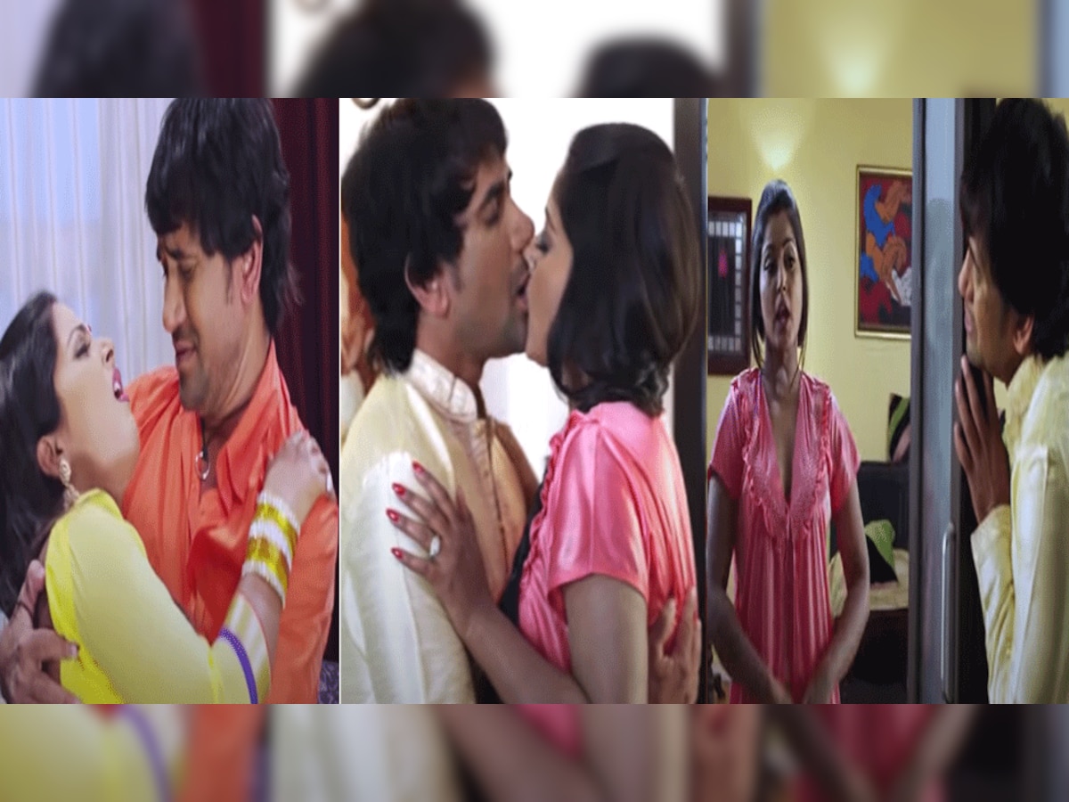 Dinesh Lal Yadav And Anjana Singh Song With A Stunning Kissing Scenes So Far Goes Viral दिनेश