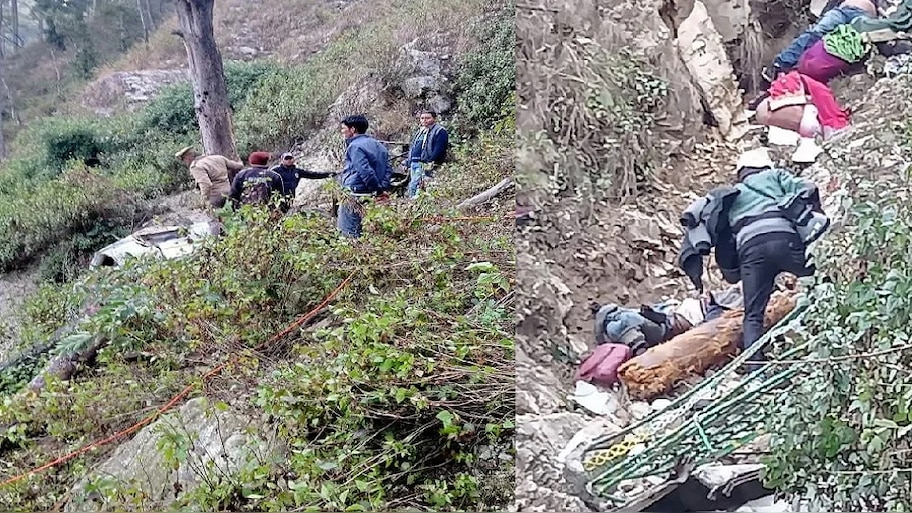 उत्ताखंड में बड़ा सड़क हादसा; शादी से लौट रहे लोगों की गाड़ी खाई में गिरी, 11 की मौत 