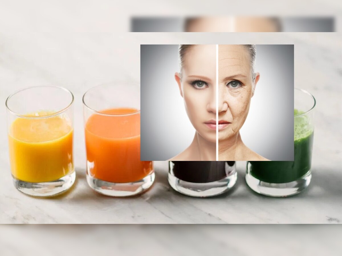 Healthy Juices Old Women