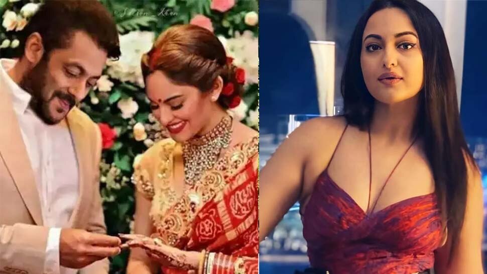 Sonakshi Sinha Breaks Silence On Her Viral Wedding Photo With Salman Khan सलमान खान संग शादी