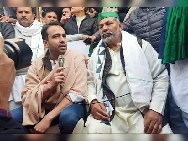 Rakesh Tikait and Jayant Chaudhary 