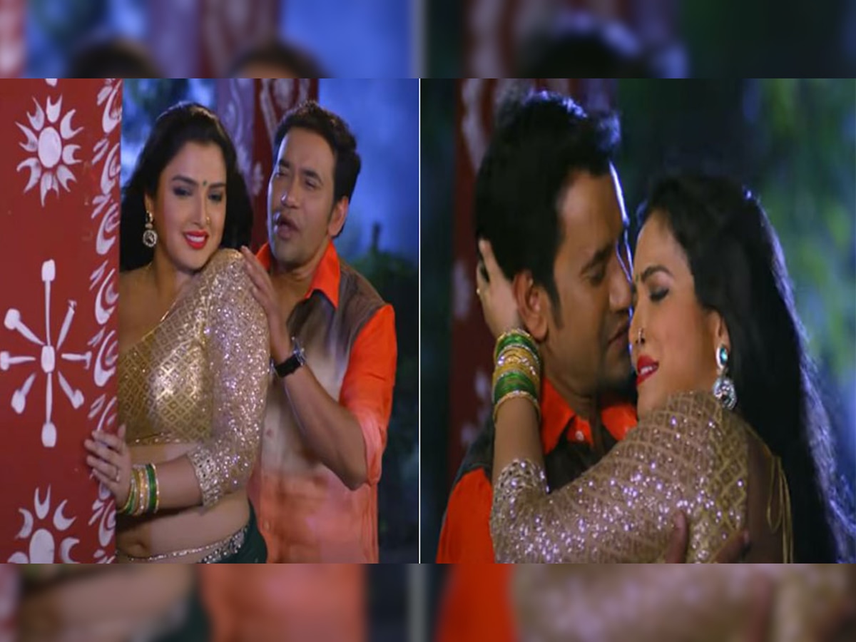 This Bhojpuri Romantic Song By Dinesh Lal Yadav Nirhua And Amrapali Dubey Created A Buzz On