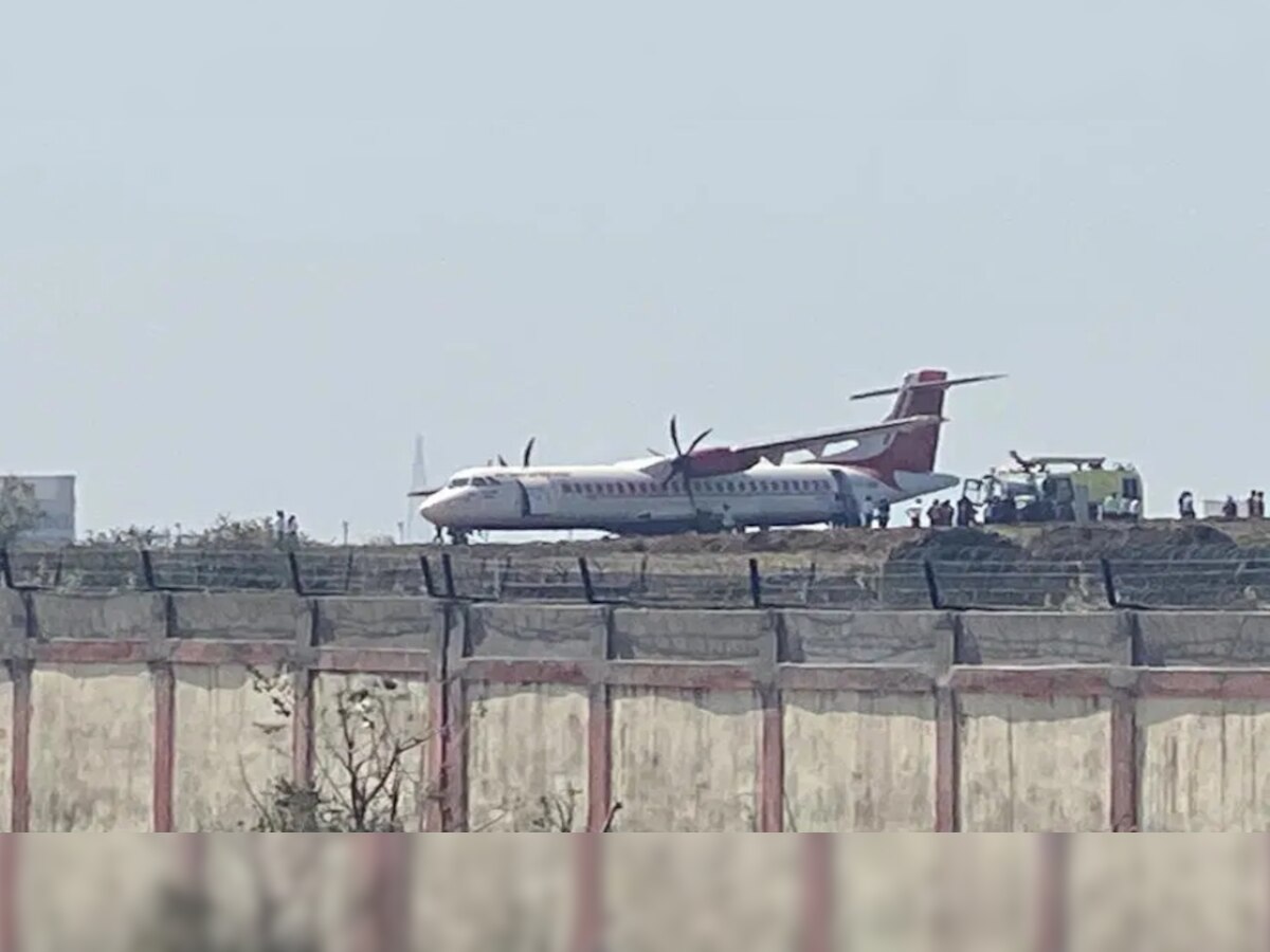 जबलपुर में टला बड़ा हादसा! लैंडिंग के दौरान अनियंत्रित हुई Air india की फ्लाइट, 59 लोग थे सवार