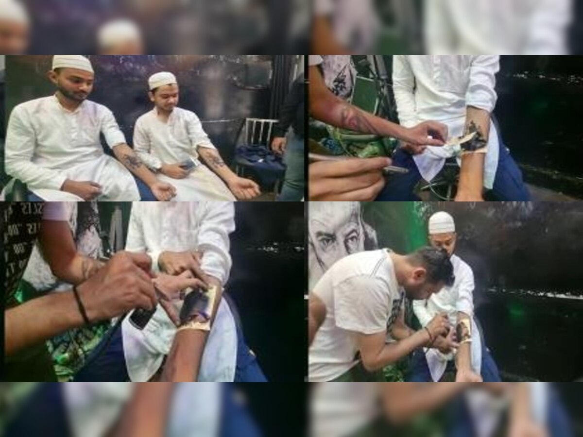 Agra Trending News: ताजनगरी के मुस्लिम युवाओं में दिखा 'बाबा का बुलडोजर' का क्रेज, जमकर बनवा रहे टैटू 