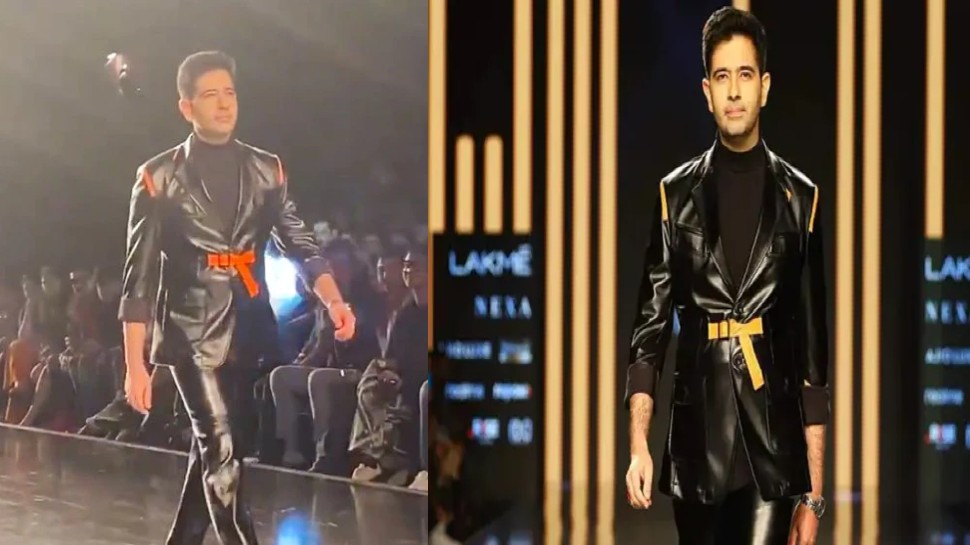 Raghav Chadha Lakme Fashion Week video viral ssh | Raghav Chadha का रैंप पर जलवा, नया अवतार देख दंग रह गए लोग...Video वायरल | Hindi News, Punjab