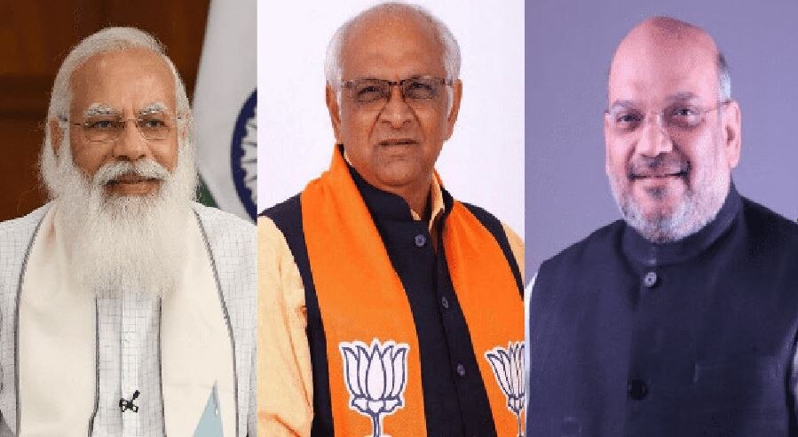 Gujarat Election 2022: कांग्रेस-आप से डरी बीजेपी? मुख्यमंत्री पटेल ने कहा, 'हमारी जीत पक्की'