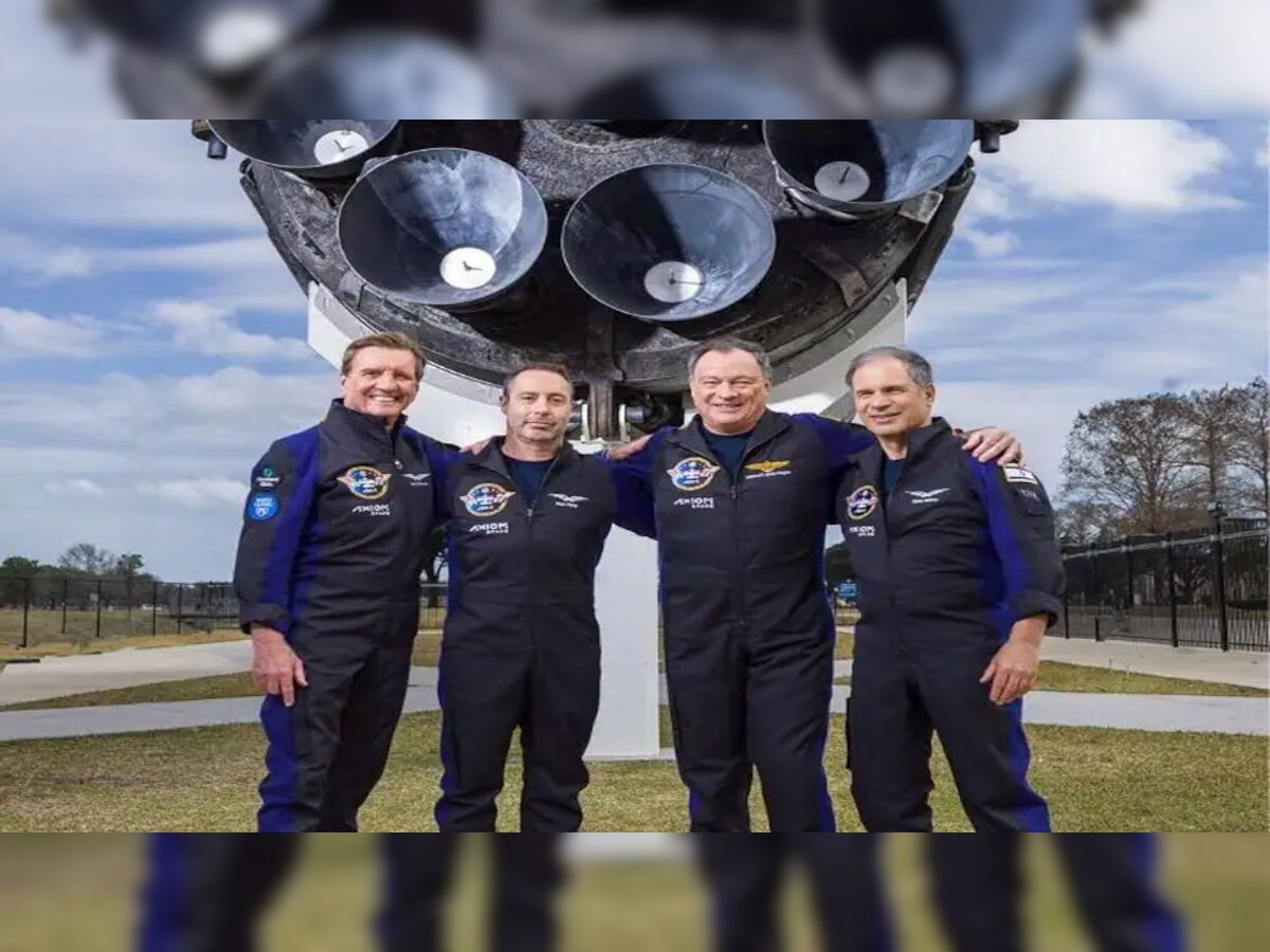 ये चारों एस्ट्रोनॉट्स पहली बार निजी यात्रा पर स्पेस स्टेशन जाएंगे. फोटो: (Axiom Space)
