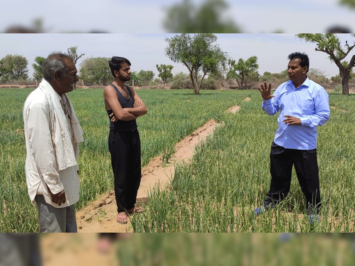 प्याज में पौध संरक्षण एवं उन्नत कृषि तकनीक की दी गई जानकारी, किसान होंगे लाभान्वित