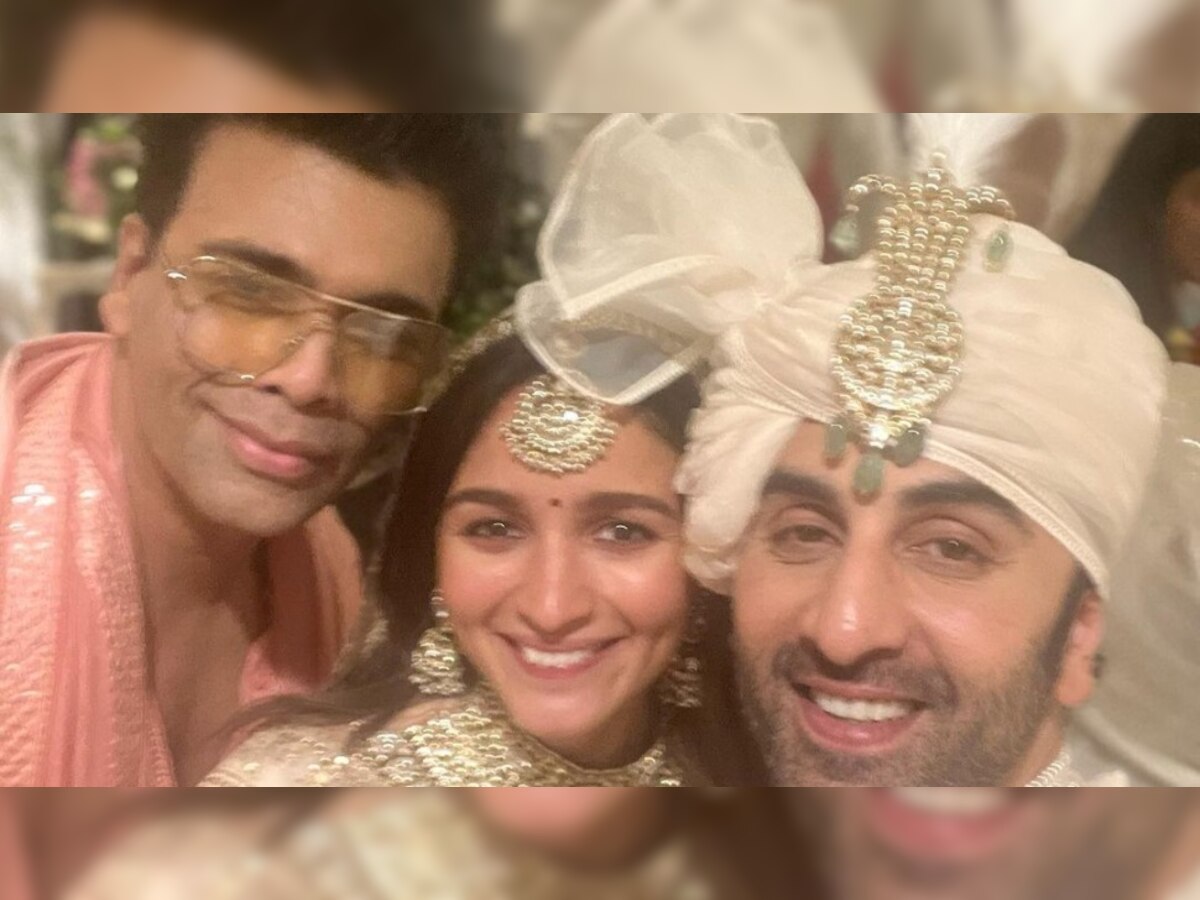 Ranbir Alia Wedding: बेटी आलिया की शादी में भावुक हुए करण जौहर, दामाद रणबीर से कही ये बात