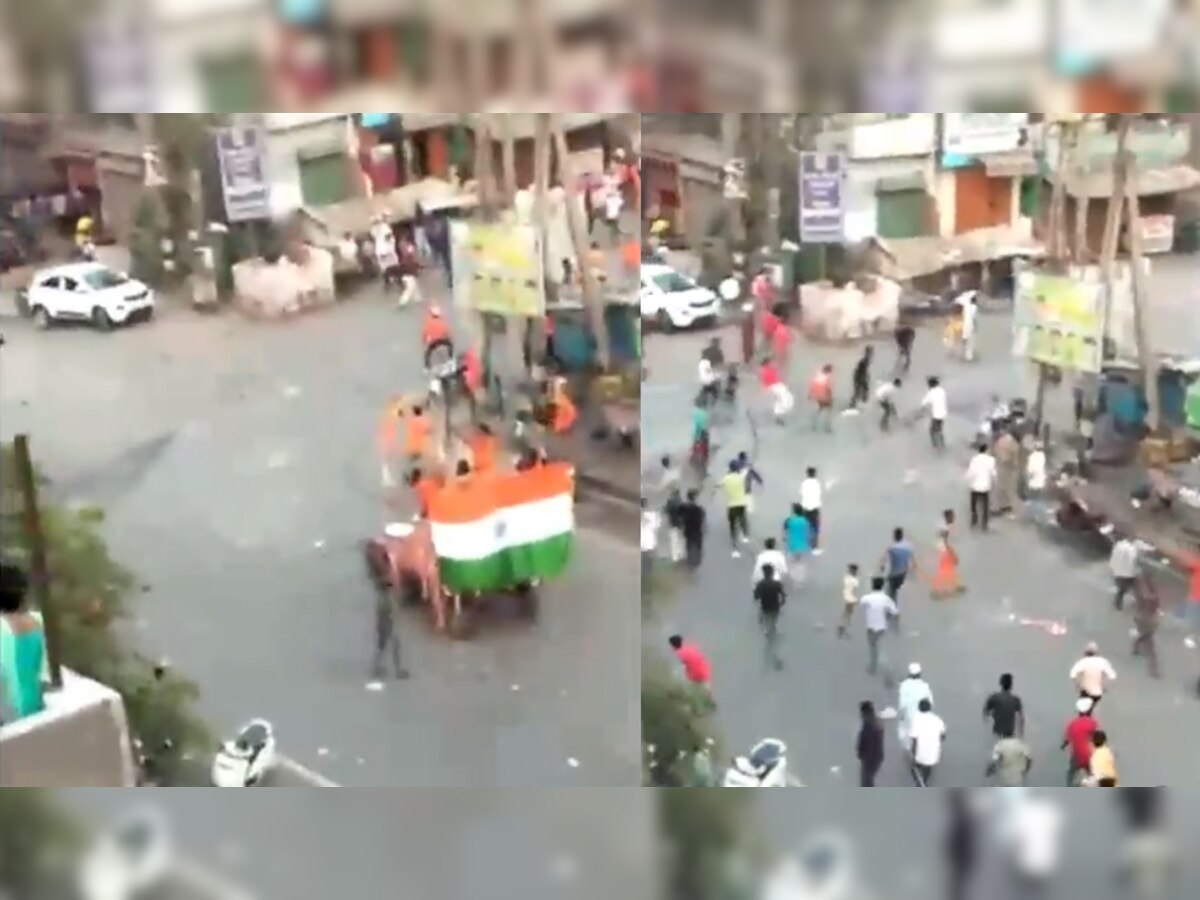 Jahangirpuri News: जहांगीरपुरी हिंसा का नया Video आया सामने, पत्थर बरसाते दिखे दंगाई