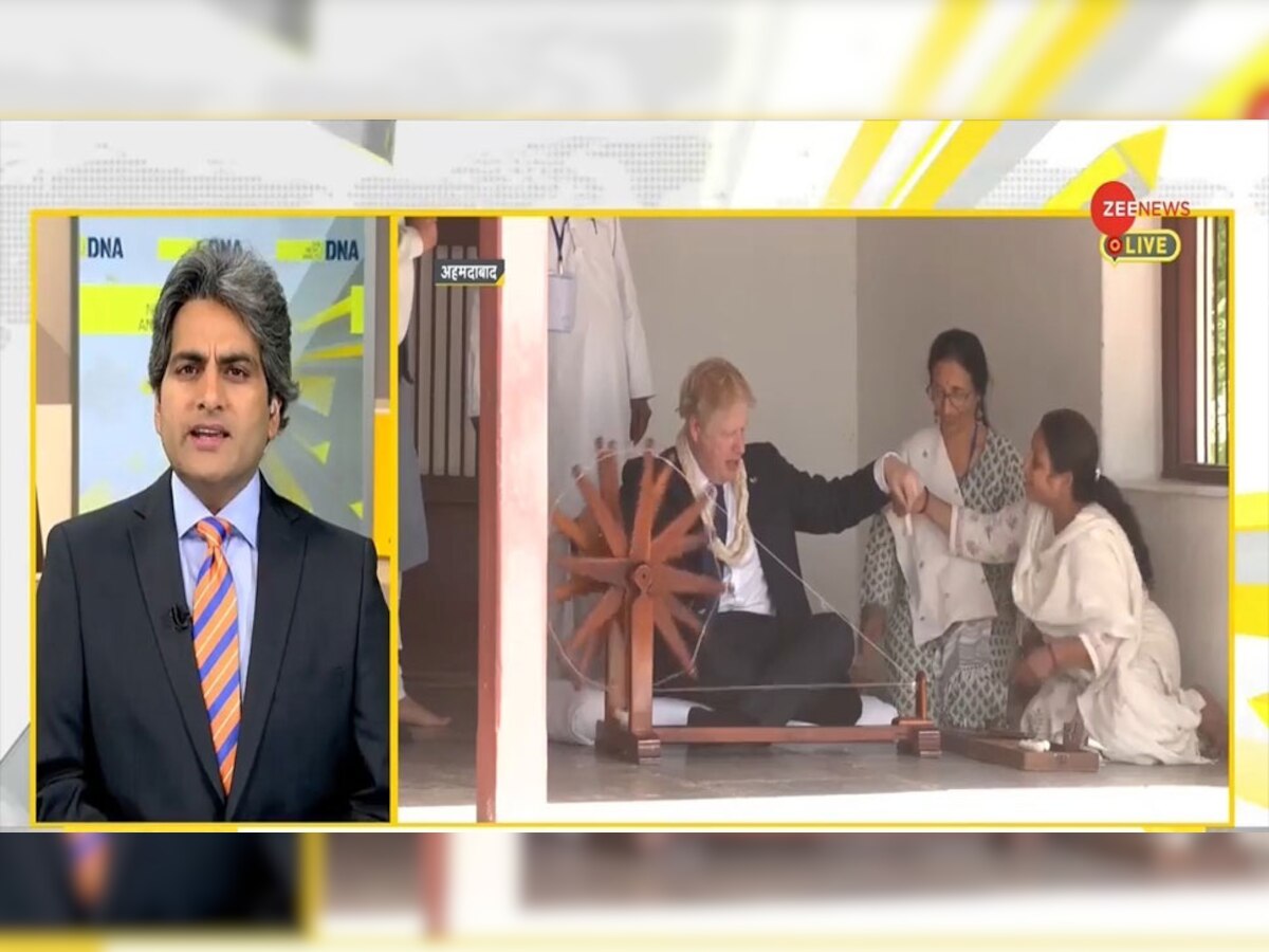 DNA with Sudhir Chaudhary: अंग्रेजों की नफरत ‘मोह’ में कैसे बदली? भारत में चरखा चला रहे ब्रिटिश PM