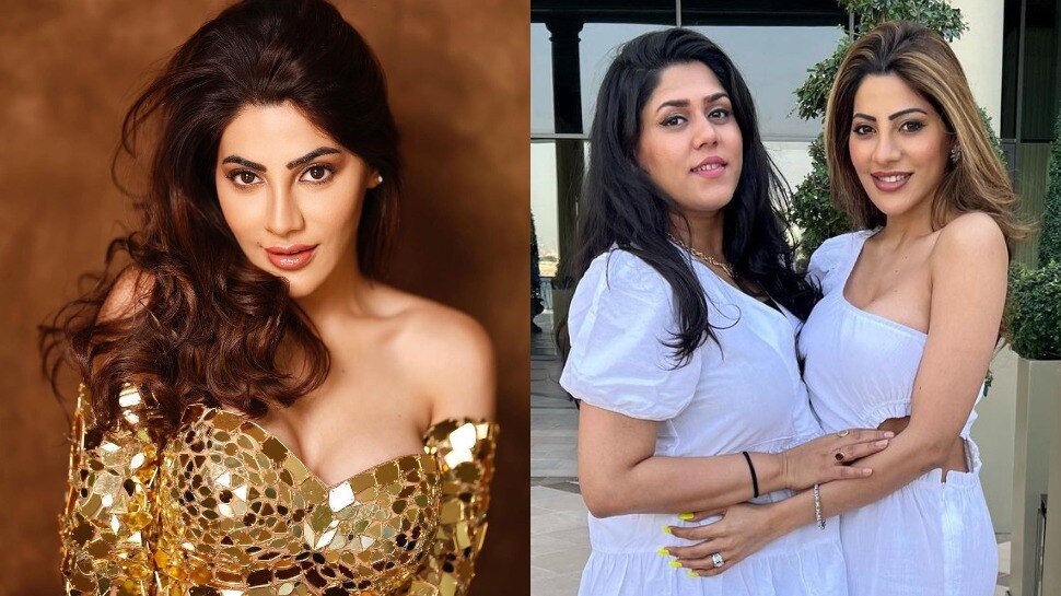 Nikki Tamboli Look: 'बिग बॉस' की एक्स कंटेस्टेंट की ड्रेस में ऐसी जगह लगा कट, हो रहे चर्चे