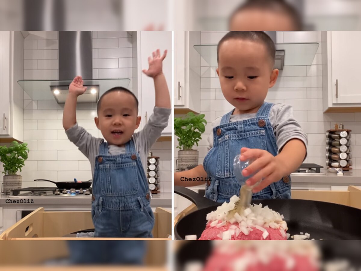 Viral Video: तीन साल के बच्चे ने किचन में बनाया ऐसा लजीज डिश, मुंह में आ जाएगा पानी