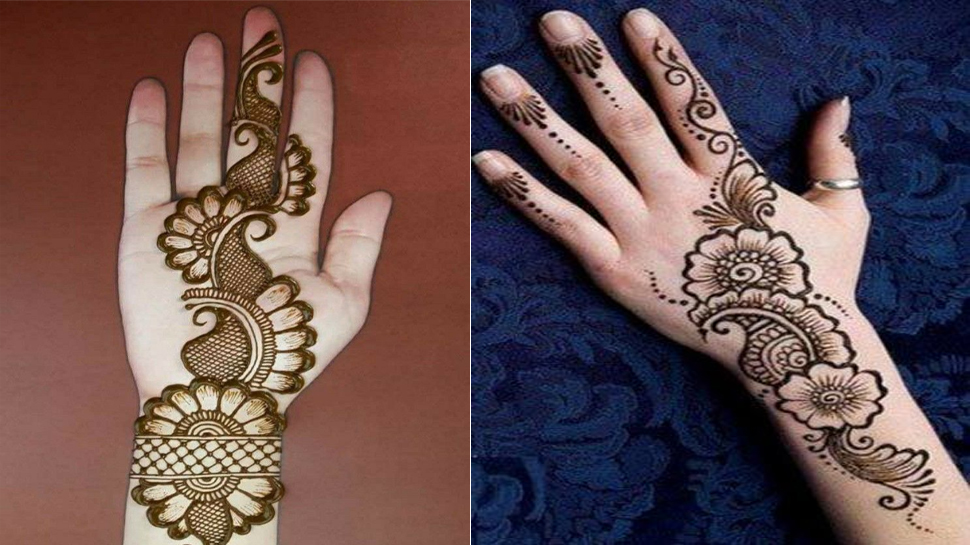 Simple mehndi design on the occasion of eid ul fitr 2022 | Simple ...