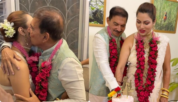 Arun Lal Wedding: अरुण लाल-बुलबुल साहा ने रचाई शादी, वाइफ को किया KISS, फोटो वायरल