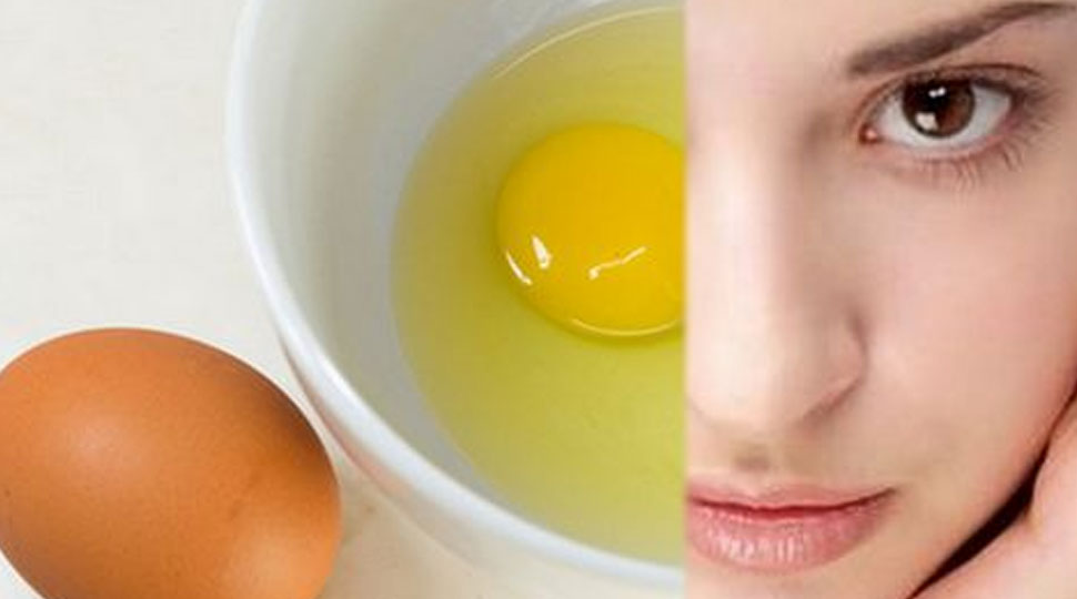 Skin Care egg on face way to apply fair and pimple free method pack Skin Care अंडे से फेस पर