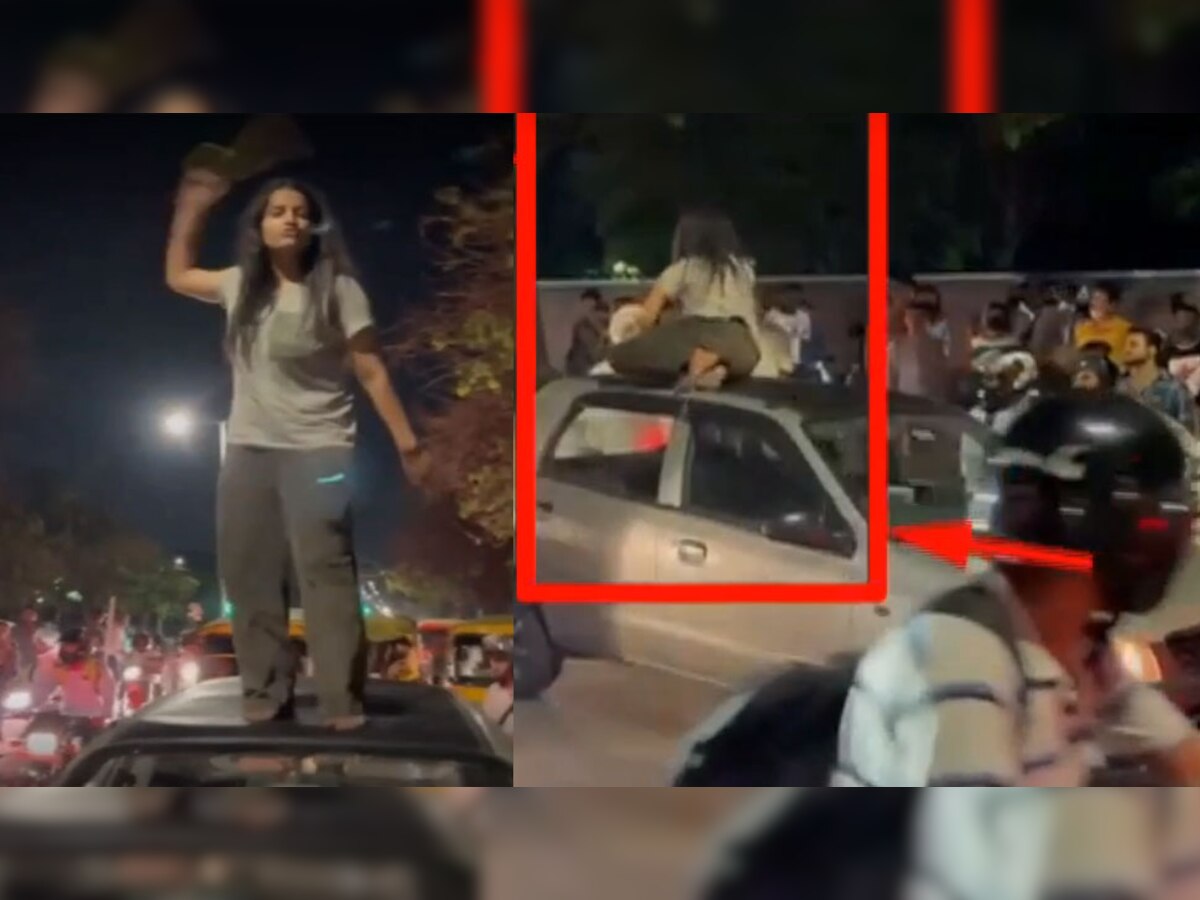 Chandigarh: चंडीगढ़ में युवती का हाईवोल्टेज ड्रामा, कार की छत पर चढ़कर किया यूं हंगामा