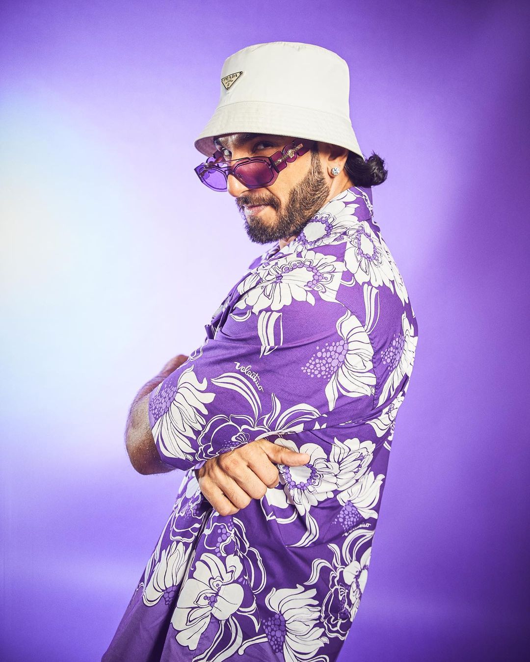 Photos: Looking like a bomb; Ranveer Singh flaunts his purple