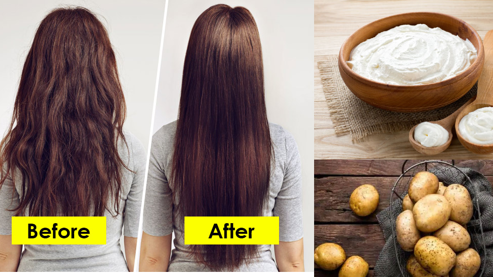 Healthy Hair TIPS Curd Potato Hair Mask how to increase hair growth