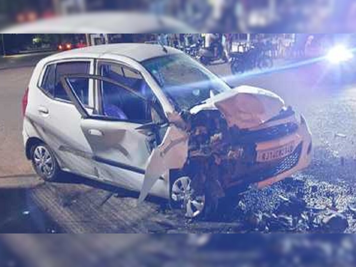 रफ्तार का कहर: दो कारों में जोरदार भिड़ंत, एक की मौत, नशे कर ड्राइव करता पाया गया ड्राइवर