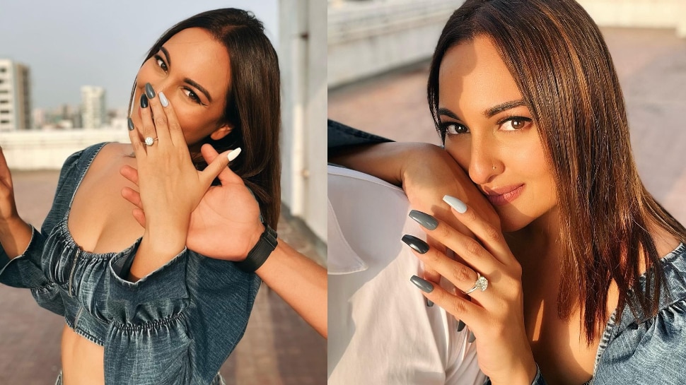 Sonakshi Sinha Shared Photo With Engagement Ring On Social Media Sonakshi Sinha Engagement