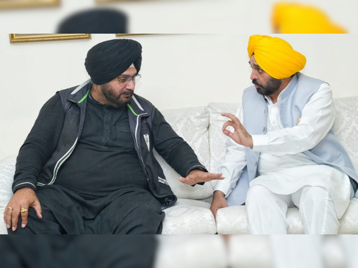 Sidhu Met Mann: पंजाब के CM भगवंत मान से मिले नवजोत सिंह सिद्धू, सियासी अटकलें तेज