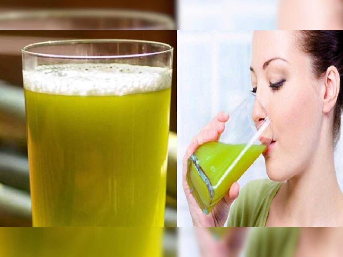 Sugarcane juice keeps the body cool in summer also very helpful in