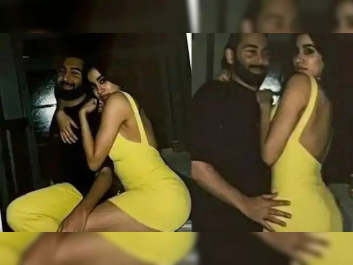 Janhvi Kapoor Photos: देर रात पार्टी में इस लड़के के साथ कोजी हो गईं जाह्नवी कपूर, बैकलेस ड्रेस में करने लगीं ऐसी हरकतें