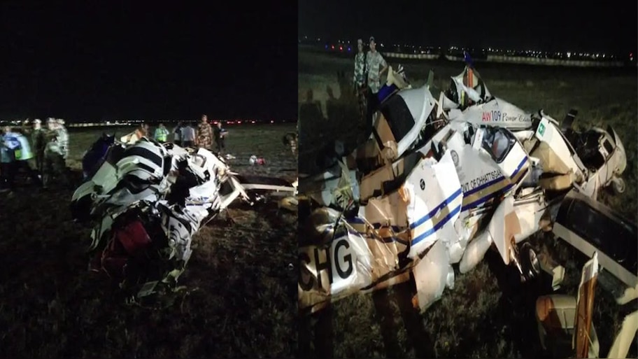Raipur Helicopter Crash: रायपुर में सरकारी हेलिकॉप्टर क्रैश; दो पायलट की मौत