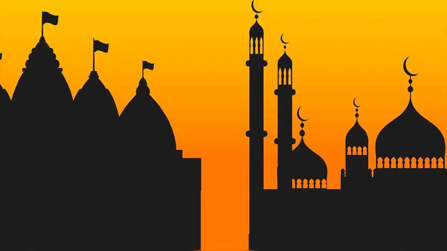 Pali's Pyara Chowk is together for 150 years Ajan in the mosque Aarti ...