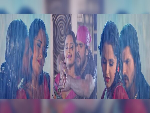 VIDEO: खेसारी लाल ने बारिश में किया काजल राघवानी से रोमांस, फैंस के दिल में मची खलबली