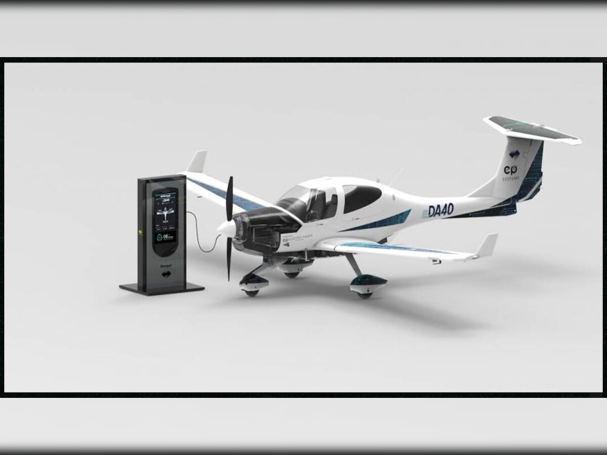 Diamond Aircraft, electric powered DA40 composite airplane will charge